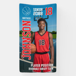 Senior Basketball Design Template Photo Sports