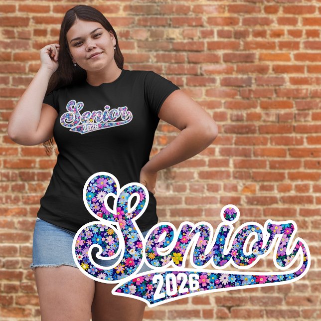 Senior Class of 2026 Floral T-Shirt (Criador carregado)