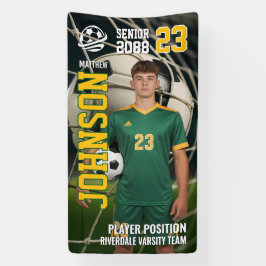 Senior Soccer Player Customized Sports Photo