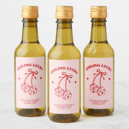 Sensação De Bachelorette Sortuda Mini Vinho
