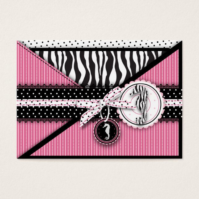 Sensação De Cavalo Rosa Muito Obrigado Notecard (Frente)
