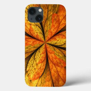 Sensação de outono, Flor Fractal Abstrato modern
