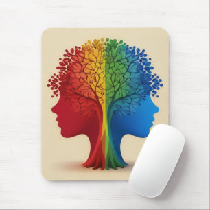 Sensibilização Autismo - Cuidados - Mousepad