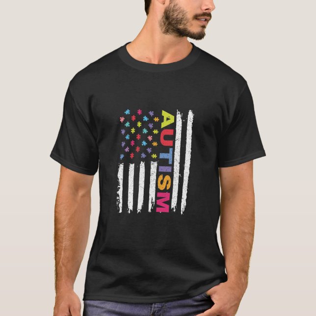 SENSIBILIZAÇÃO DO AUTISMO - Camisa QUEBRA-CABEÇA (Frente)