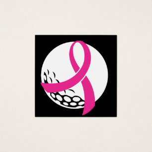Sensibilização do Cancer de Fita Rosa de Golfe
