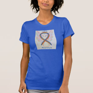 Sensibilização LGBTQ Frisa arco-íris Camisa per