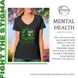 Sensibilização Para A Saúde Mental - T-Shirt Do Pe