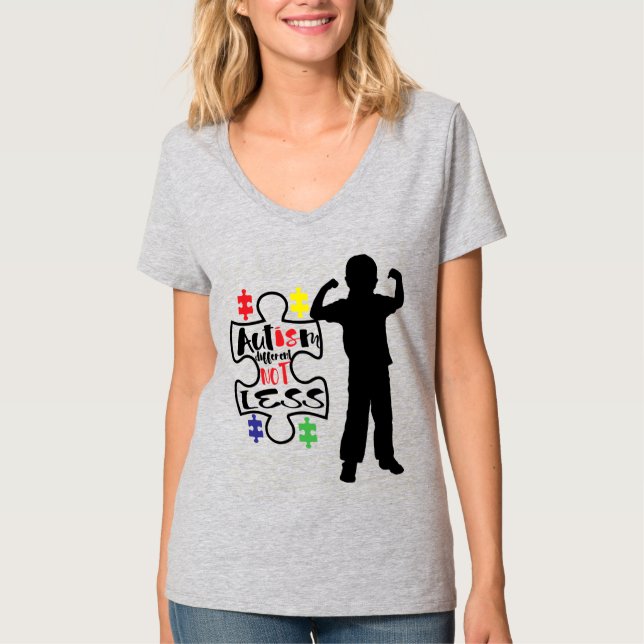 Sensibilização para o autismo - Camiseta Básica do (Frente)