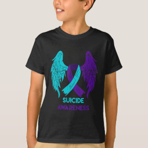 Sensibilização Suicida Alas De Camisa E Teto De Fi