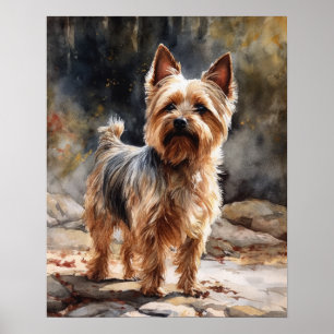 Sensky Terrier Dog Art Impressão