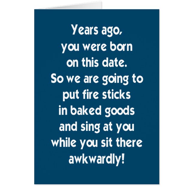 Sente-se lá inàbil quando nós cantarmos o cartão (Frente)