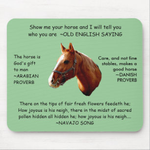 SENTIDO de CAVALO - mousepad