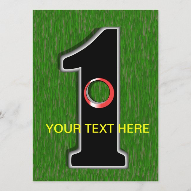 Sentindo sorte no golfe? (Frente)