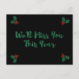 Sentiremos sua falta do Cartão de Férias de Distân