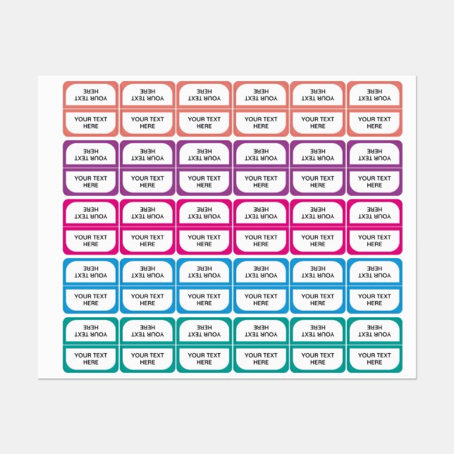 Separadores Personalizados Etiquetas do Organizado (Folha)