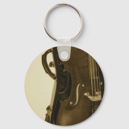 Sepia Cello Chaveiro