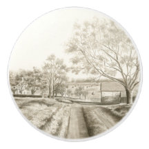 Sepia Pennsylvania Casa de Fazenda do Século XVIII