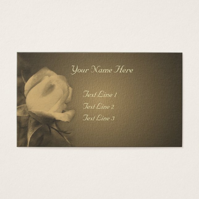 Sépia Rosebud Envelhecida (Frente)