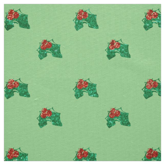 sequenciar tecido de Natal Holly xmas (Modelo)