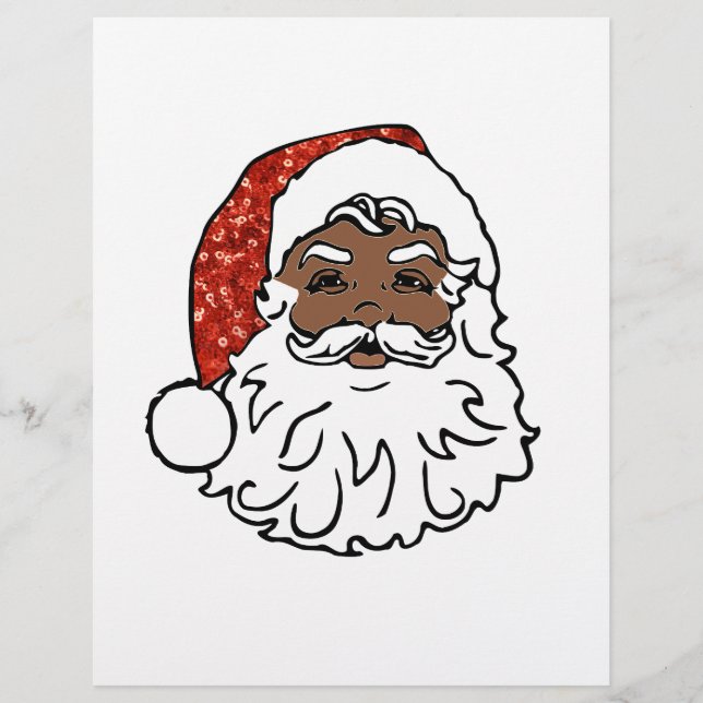 sequências de preto santa claus (Frente)