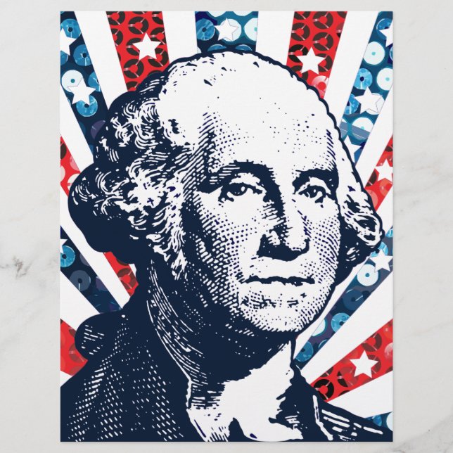 sequin george washington (Frente)