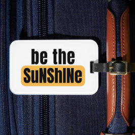 Ser A Etiqueta Da Bagagem De Sol