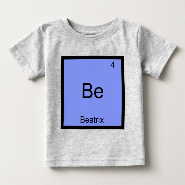 Ser - Camiseta com o Nome do Símbolo do Elemento Q (Frente)
