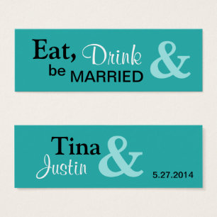 Ser Casado com Pequena Marca de Favor - Aqua