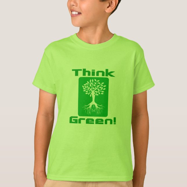 Ser ecológico | T-Shirts de Pense verde (Frente)