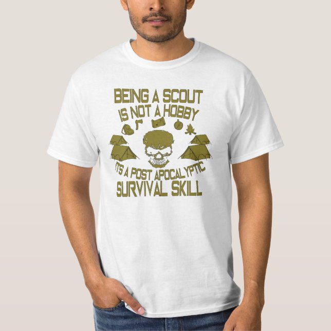 Ser Escoteiro Não É Um Hobby Camiseta (Frente)