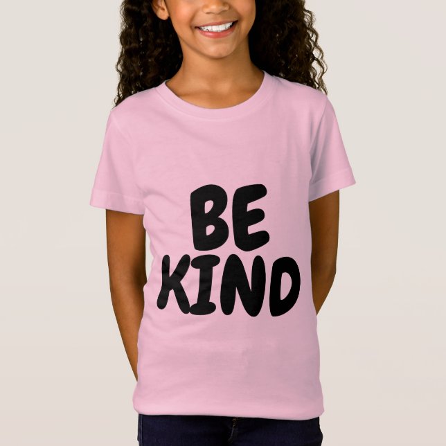 SER GENTIL Meninas T-Shirts (Frente)