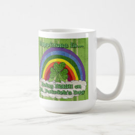 Ser Irlandês no Dia de São Patrício Caneca de Café