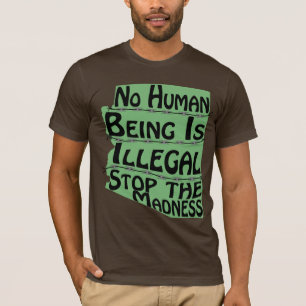 Ser não humano é t-shirt ilegal