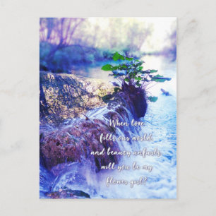 ser o meu convite para a menina das flores