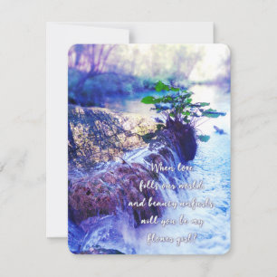 ser o meu convite para a menina das flores