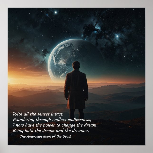 Ser o Sonho e o Poster do Sonhador (Frente)