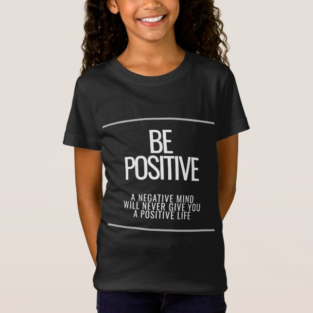 Ser T-Shirt Positivo - Inspirar uma Vida Positiva (Frente)