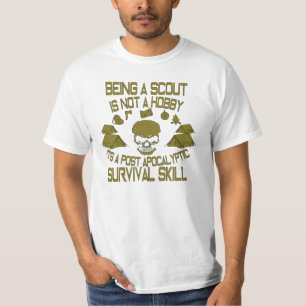 Ser um escuteiro não é um t-shirt do passatempo