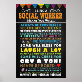 Ser um Poster de trabalhador social