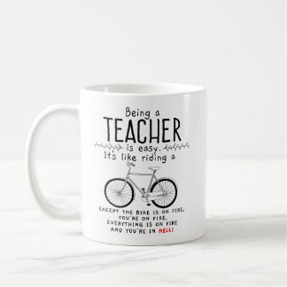 Ser um professor é como a montada de uma caneca da