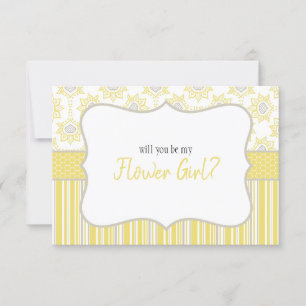 Será Minha Flor Menina Amarelo E Cinza?