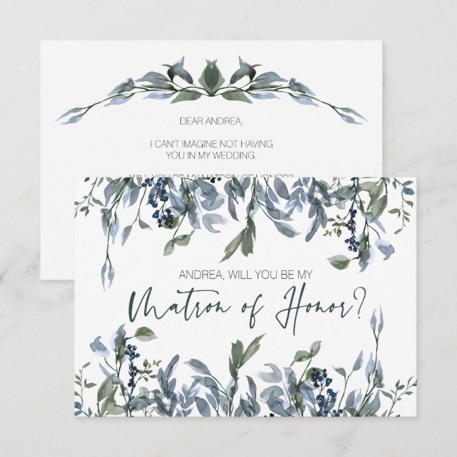 Será Minha Matriz de Honra Sage Silver Green? (Frente/Verso)