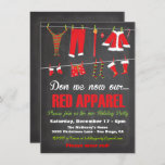 Será que agora temos nossos convites para o Natal<br><div class="desc">Faça seus amigos e família vestirem um pouco de vermelho com este bonitinho e inteligente Convite para Festas de Natal "Don we now our Red Roupa". Possui Papai noel com roupa vermelha, casaco, suéter, roupa interior longa, mitenes, botas, etc., tudo sobre fundo de quadro. Ilustração desenhada à mão por McBooboo....</div>