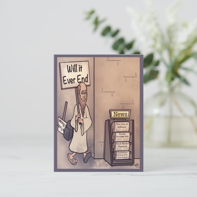 Será Que Ele Vai Acabar Com O Cartão Postal (Em pé/Frente)