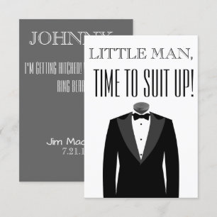 Será que Você Será Meu Portador de Aliança Convite