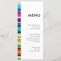 Serape Summer Stripes | Menu Casamento