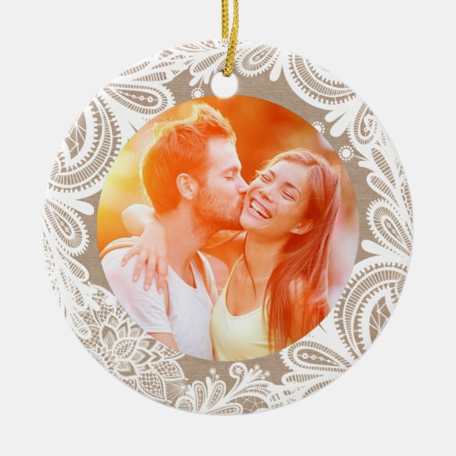 Serapilheira do vintage e ornamento do laço (Frente)