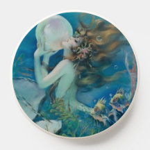 Sereia com bolso de pérolas