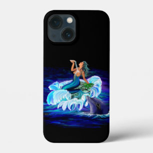Sereia com golfinho