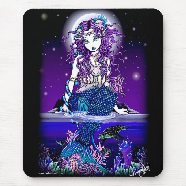 Sereia crepuscular Mousepad da lua de Uxia (Frente)